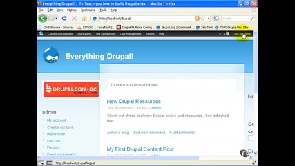 10 05. Disabling User Login Block (drupal уроци) 