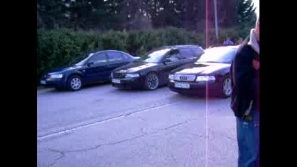 Драг - Голф 2 vs. Голф 3 и Audi
