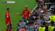 Радостта на Ламин Ямал след гола за 5:1 срещу Франция
