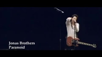Jonas Brothers - Paranoid (hd) 