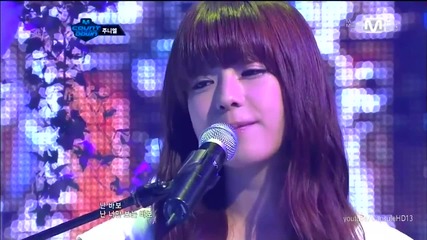 (hd) Juniel & Yonghwa ( Cn Blue) - Loveful (debut stage) ~ M Countdown (07.06.2012)