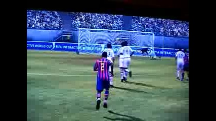 Fifa 2010 - Зверски пряк свободен на Дани Алвеш