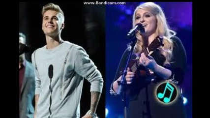 Meghan Trainor-all about that bass(justin Bieber maejor Remix)