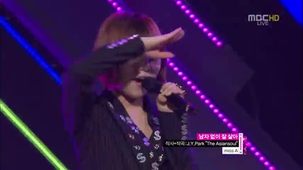 Miss A - I Don't Need A Man @ Music Core (10.11.2012)