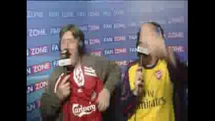 Liverpool Vs Arsenal 4 - 4 - Fanzone 21.04.2009 