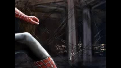 Най - бързата компютърна рисунка на spider - man