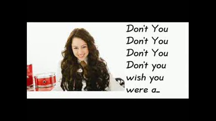 Fly On The Wall (karaoke) Hq miley cyrcus
