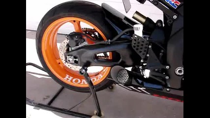 Honda Repsol Gp style custom exhaust 