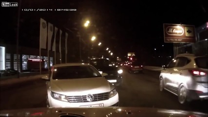 Изненада на пътя-реакция на шофьор