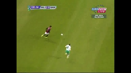 Милан 2:0 Вердер Алешандре Пато Гол 