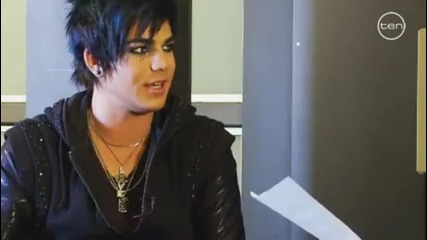 Adam Lambert - Sytycd Australia - Backstage Interview - 03-04-10 -