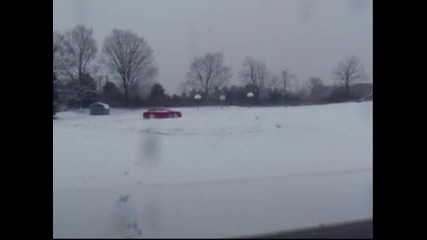 Audi S4 Snow Drift 