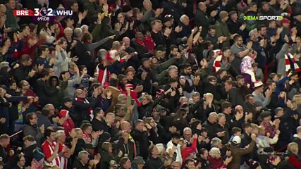 Brentford with a Goal vs. West Ham United