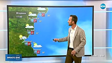Прогноза за времето (11.09.2018 - обедна емисия)