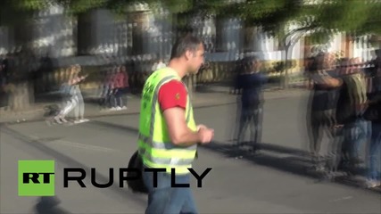 Slovakia: Far-right hold anti-refugee protest in Bratislava