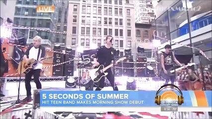 [hd] 5 Seconds Of Summer - Amnesia - Today Show