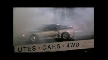 Turbo Supra 1500hp Burn out