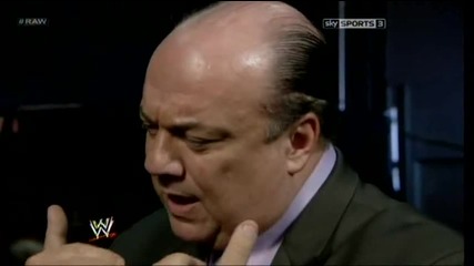 [ Wwe Raw - 05/11/2012 ] Paul Heyman и Wade Barrett | Backstage |..