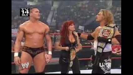 Wwe Raw 2006.9.4 Randy Orton, Edge, Lita vs John Cena, Carlito, Trish Stratus