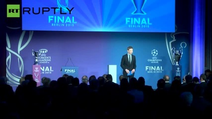 Berlin Welcomes Champions League Trophy