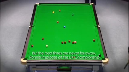 Best Ever Snooker Legend..the highs and lows of 'rocket' Ronnie O'sullivan's career..