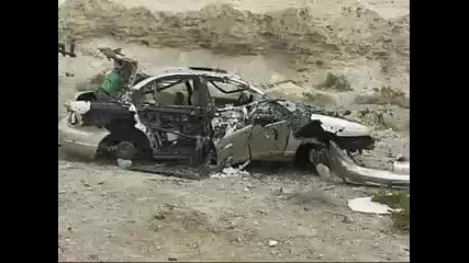 Ak - 47 bullet deploys airbag of Saturn car 
