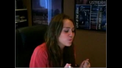 miley cyrus live chat part 2 1
