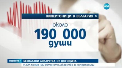 Лекарствата за високо кръвно стават безплатни