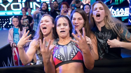 Jessamyn Duke and Marina Shafir report to the WWE Performance Center: WWE Now, May 7, 2018