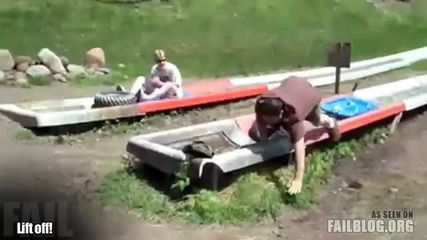 Това се казва спускане! - Смях! 