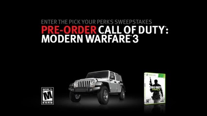 Call of Duty: Modern Warfare 3 - Pick Your Perks - Limited Edition Jeep Wrangler