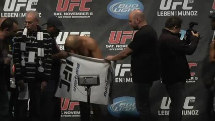Ufc 138 Weigh In Alves vs. Abedi