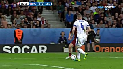 Русия - Словакия 1:2, UEFA EURO 2016, група B