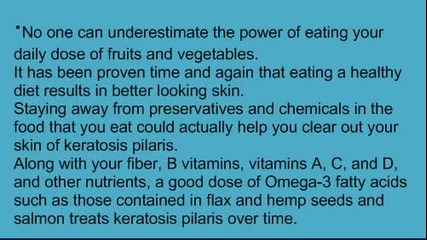 Keratosis Pilaris Treatment - Easy Home Remedies Tips