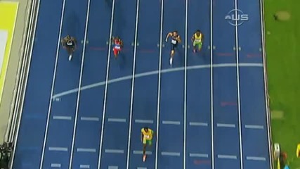 19.19 - Е феноменален световен рекорд на Usain Bolt в бягането на 200м 