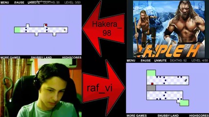 Double Rage Quit In The World Hardest Game with Hakera_98