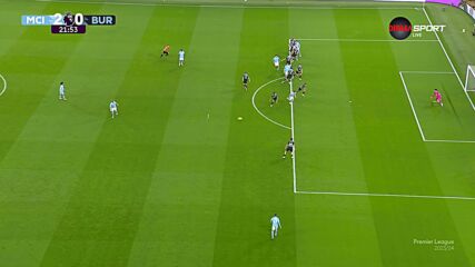 Manchester City with a Goal vs. Burnley FC