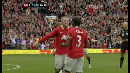 28.08.11 Man United - Arsenal 3-0 W.rooney