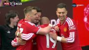 Goal by Manchester United