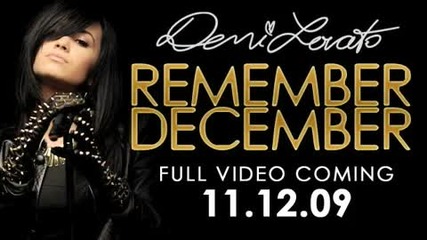 Demi Lovato - Remember December Music Video Sneak Peek 2 