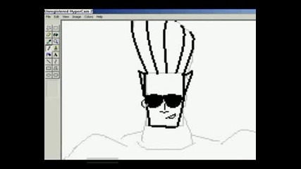 Johnny Bravo In Paint