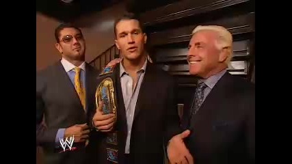 Evolution Backstage Interview Wrestlemania 20