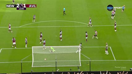 Newcastle United with a Goal vs. Aston Villa