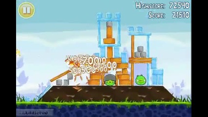 Angry Birds (level 1-21) 3 Stars