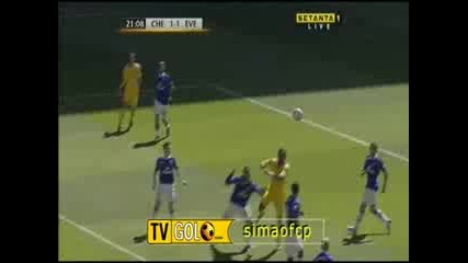 Final Fa Cup Chelsea vs Everton 1 - 1 Drogba Goal