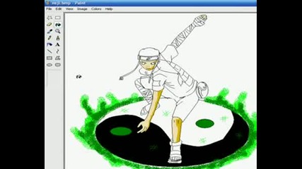 Draw Neji In Paint
