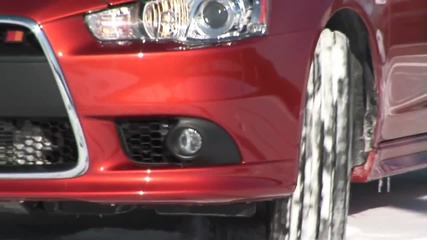 Тест На Лансер Ralliart На Сняг! H D