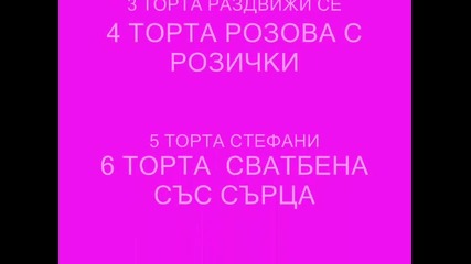 Различни Видове Торти