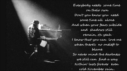 Guns N' Roses November rain (acoustic demo)