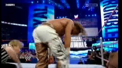 Животното елиминира Майкълс. Шон неможе да повярва. | Royal Rumble 2010 | 